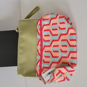 Set of two Clinique cosmetic bags
